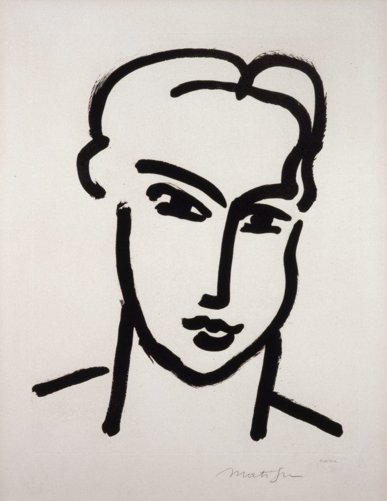  Matisse-Katia-马蒂斯-卡蒂亚的头 