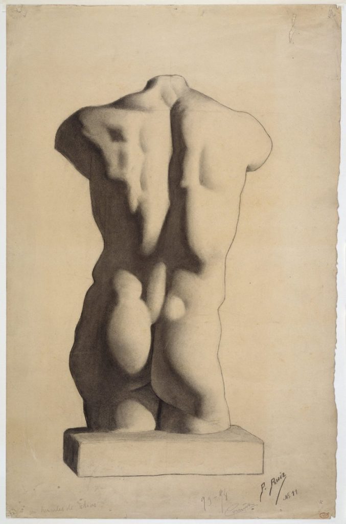  Pablo-Picasso-Plaster-Male-Torso-A-Coruna-1893 