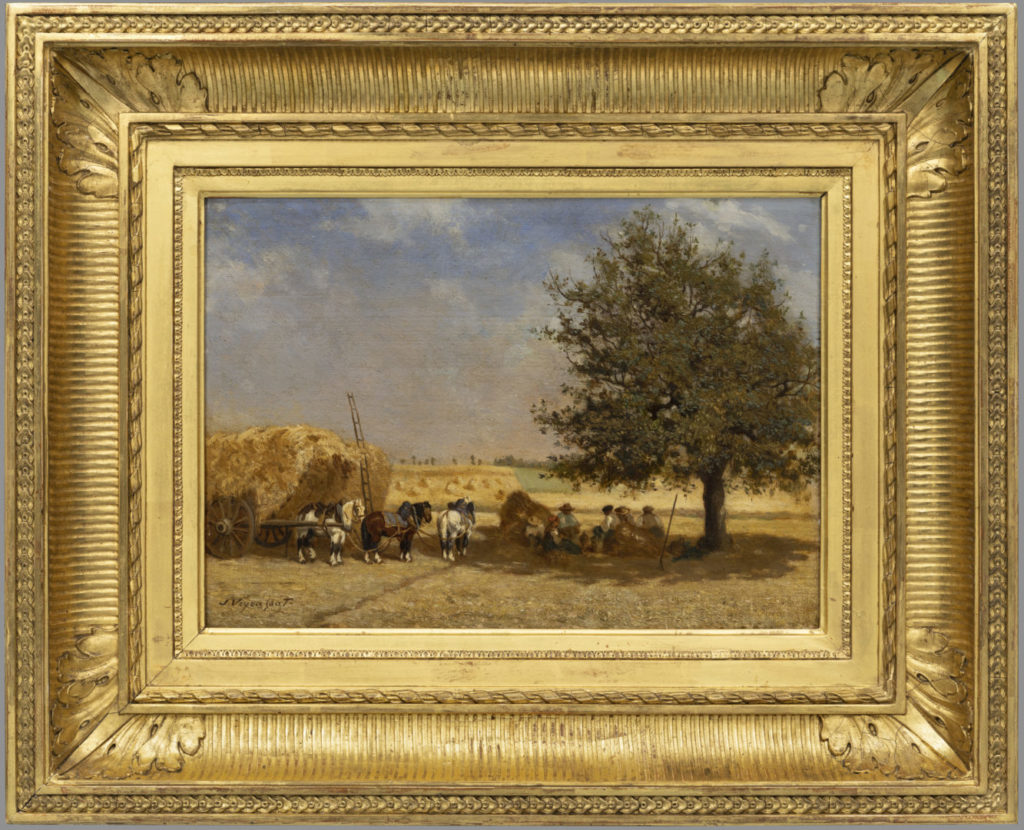  VEYRASSAT Jules-Jacques, “Les Moissonneurs”, Reims, Musée des Beaux-Arts. 