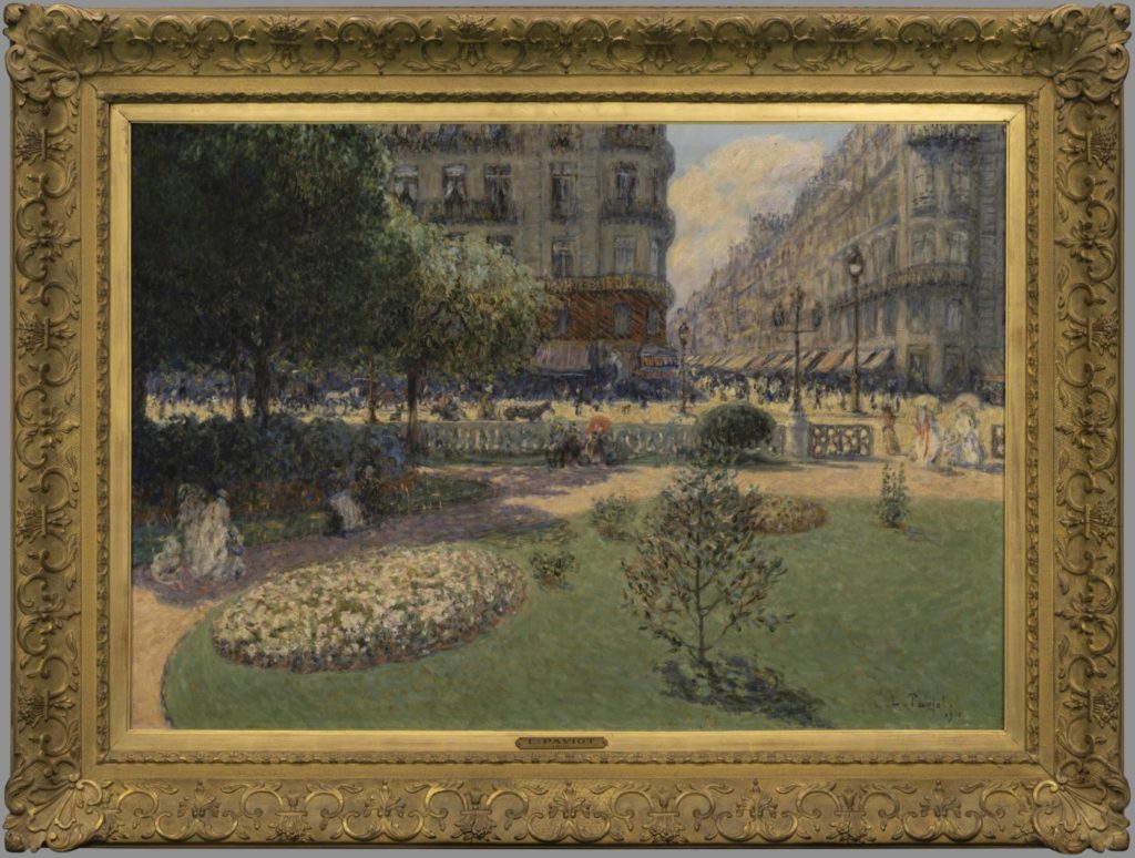 PAVIOT Louis, “Le Square de la Trinité”, Reims, Musée des Beaux-Arts. 